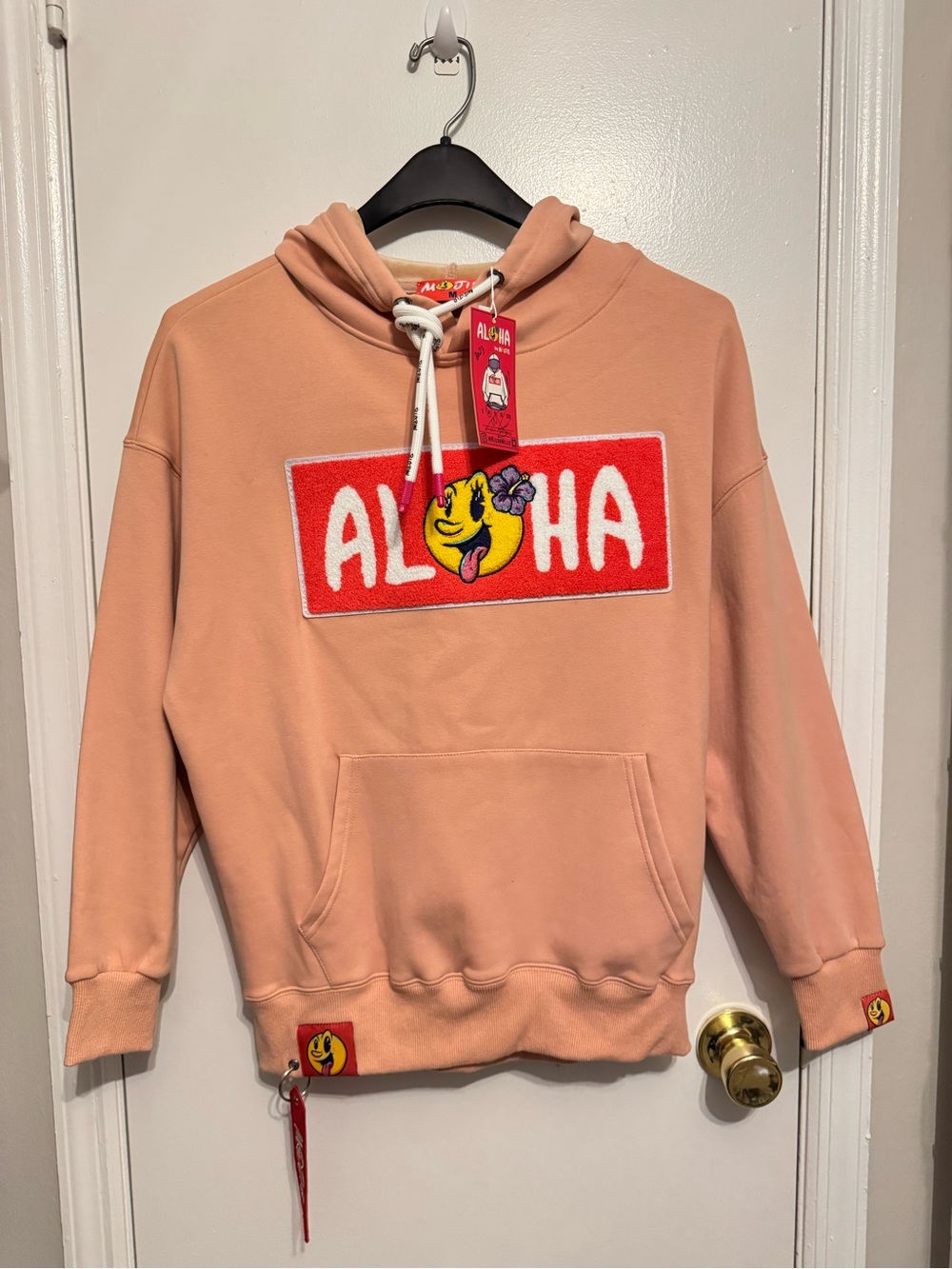 Aloha by Mojis signature hoodie Size M unisex